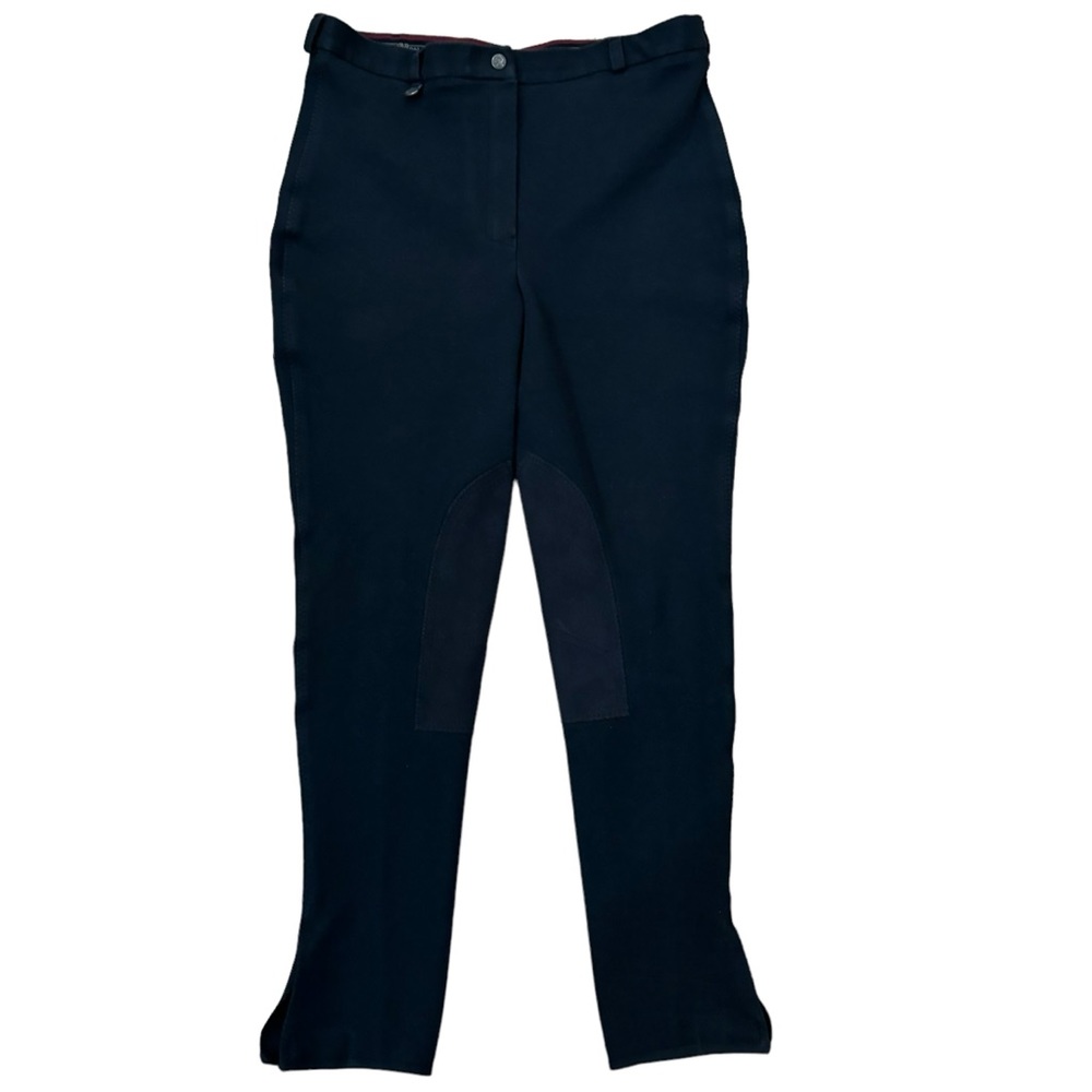 Cotton Naturals On Course Black Equestrian Breeches Jodhpur Riding Pants 34 Long